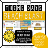 Beach Day Digital Activities for Kindergarten or Grade 1 -