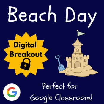 Preview of Beach Day Escape Room | Summer Digital Breakout