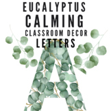 Eucalyptus Theme Classroom Decor Alphabet Letters
