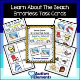 Beach- Errorless Learning- Task Cards- Ocean Theme- Autism- SPED