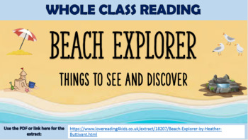 Preview of Beach Explorer - Whole Class Reading Session!