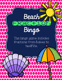 Beach Fraction Bingo