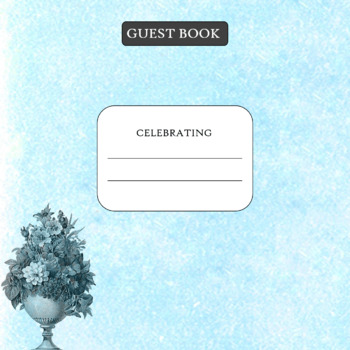 Preview of Beach Guest Book Any Occasions Book
