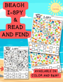 Beach I-Spy & Read and Find Activity]Fun Summer game for P