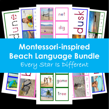Preview of Beach Language Bundle