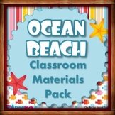 Beach Ocean Themed Classroom Bundle