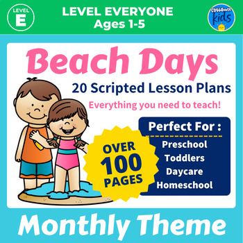 Preview of Beach Preschool Activities