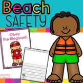 Beach Safety, Summer - posters, emergent reader, writing, printable