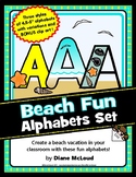 Beach Sea Themed 4.5" Bulletin Board Letters and MORE - fo