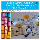 Beach Summer Addition Flashlight / Light Table Cards for M