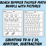 Beach Summer Counting to 10 20 Addition Subtraction to 10 