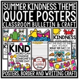 Beach Summer Kindness Bulletin Board Summer Class Decor Wr
