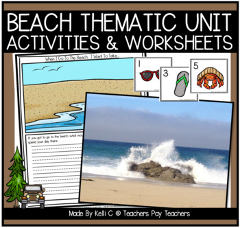 Preview of Beach Theme Activites and Cross Curricular Worksheets