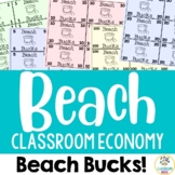 Beach Theme: Beach Bucks for Classroom Economy, Reward Sys