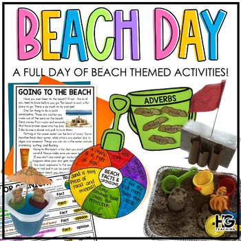 Preview of Beach Theme Day End of the Year Activities | Countdown to Summer