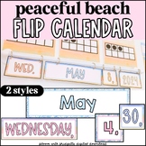 Beach Theme Flip Calendar
