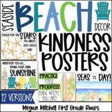 Beach Theme KINDNESS POSTERS Classroom Decor
