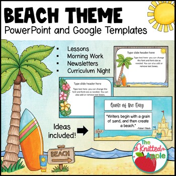 beach themed powerpoint templates