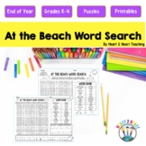 Beach Theme Word Search Puzzle | Summer Word Search | Beac
