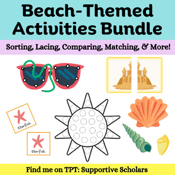 Preview of Beach-Themed Activities Bundle