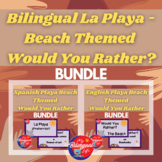 Beach Themed - Bilingual English and Spanish Would You Rat
