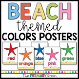 Beach Themed Colors Posters