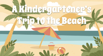 Preview of Beach Themed Escape Room with Kindergarten ELA Standards