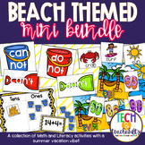Beach Themed Literacy and Math Activities
