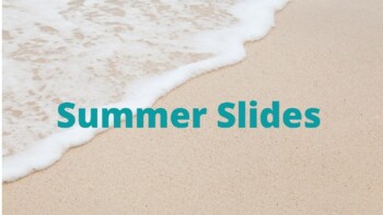 Preview of Beach Themed Summer Daily Slides