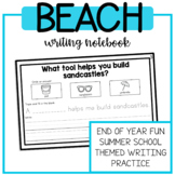 Beach Themed Writing Notebook for ESY