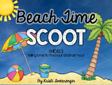 Beach Time SCOOT: Telling Time to the Hour and Half Hour (