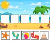 Beach Token Board, Token Board, token boards, reward chart