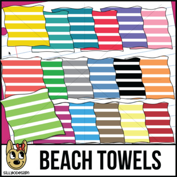 beach towel clipart