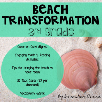 Preview of Beach Simulation 3rd Grade