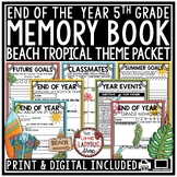 Beach Tropical Summer Theme 5th Grade End of Year Memory B