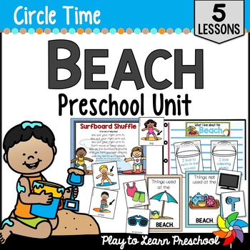 Preview of Beach Unit | Lesson Plans - Activities for Preschool Pre-K
