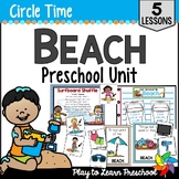 Beach Unit Summer Lesson Plans Activities for Preschool Pre-K