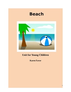 Preview of Beach Unit for Young Children