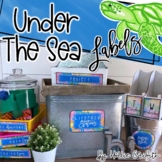Beach and Ocean Editable Classroom Labels | Under the Sea 