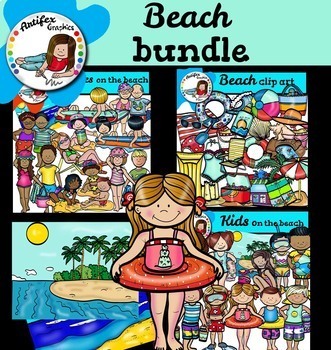 Download Beach Bundle Clip Art By Artifex Teachers Pay Teachers