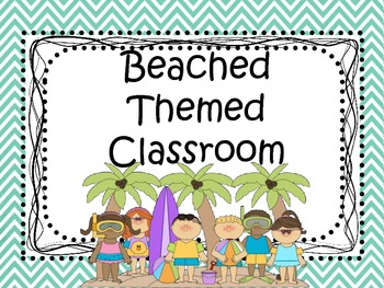 Preview of Beach/Ocean themed classroom