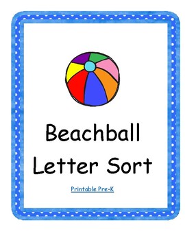 Beachball Letter Sort