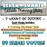Beachy Summer Google Slides