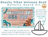 Beachy Vibes Welcome Back : Bulletin Board Kit
