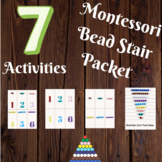 Bead Stair Activity Packet- Montessori Math Lesson 