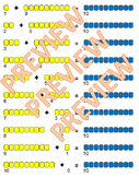 Beaded Number Line visual reference sheets