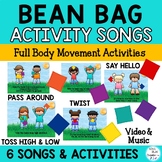 Bean Bag Activity Songs, Brain Breaks, Team Building, Mp3 