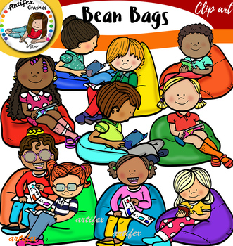 Preview of Bean Bags clip art