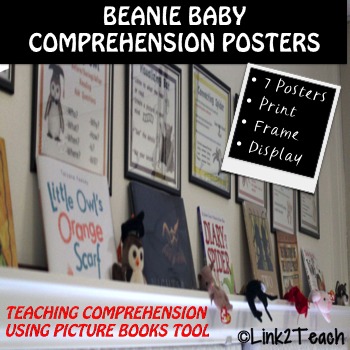 Preview of Beanie Baby Comprehension Posters