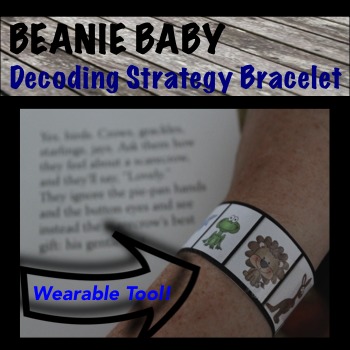 Preview of Beanie Baby Inspired Decoding Strategies Bracelets